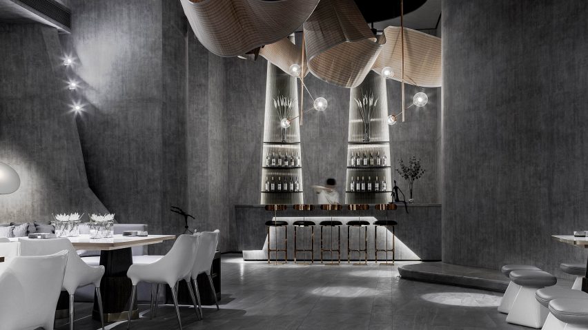 The Flow of Ecstatic bar interiors by Daosheng Design