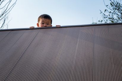 Child playing at The Folds by Atelier Scale