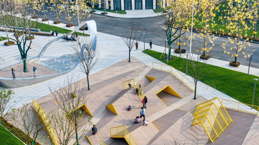 The Folds by Atelier Scale seen from above
