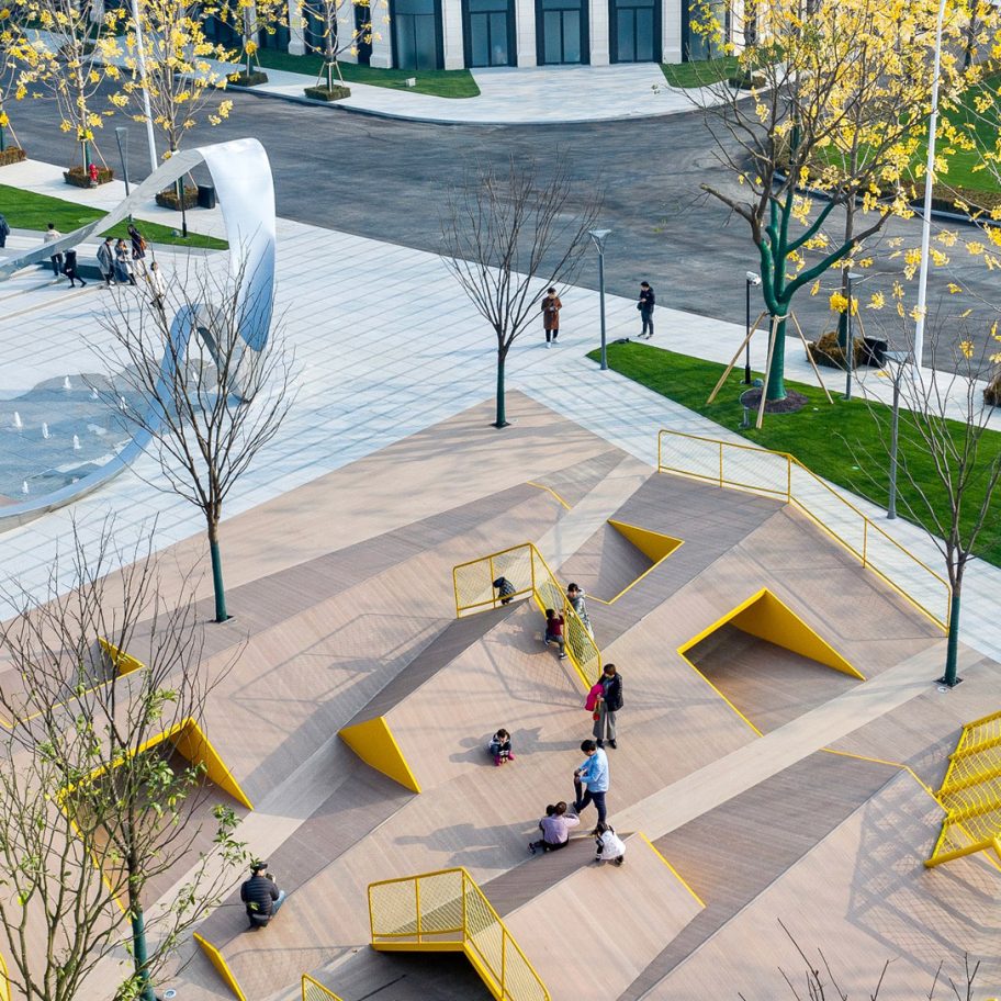 The Folds by Atelier Scale seen from above