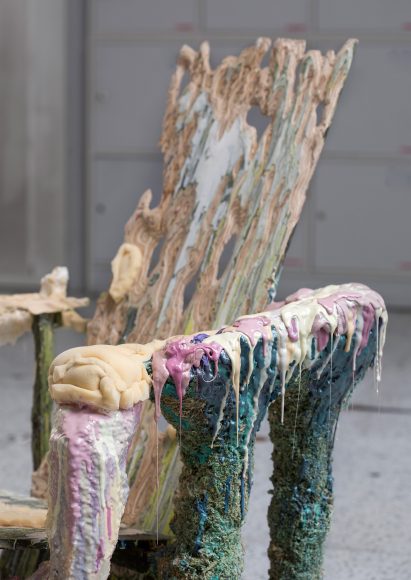 Detail of the Rietveld chair from The Metamorphosis collection by Tadeas Podracky