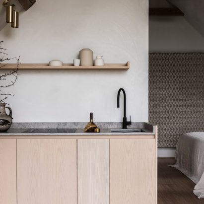 Kitchen of TypeO Loft in Sweden