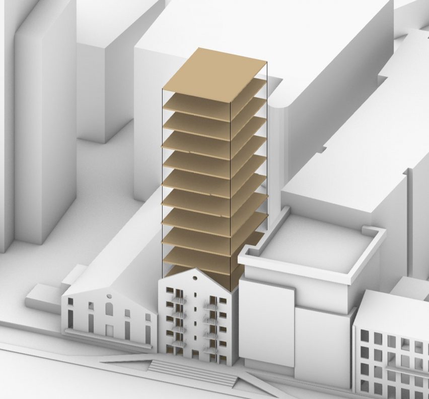 Plan of Dock Mill in Dublin by Urban Agency