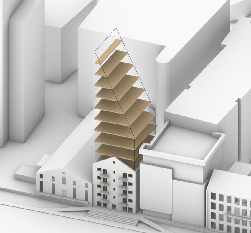 Plan of Dock Mill in Dublin by Urban Agency