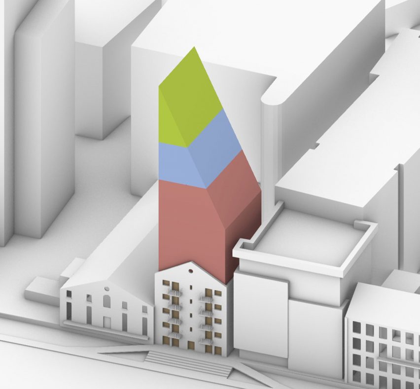 Plan of Dock Mill in Dublin by Urban Agency