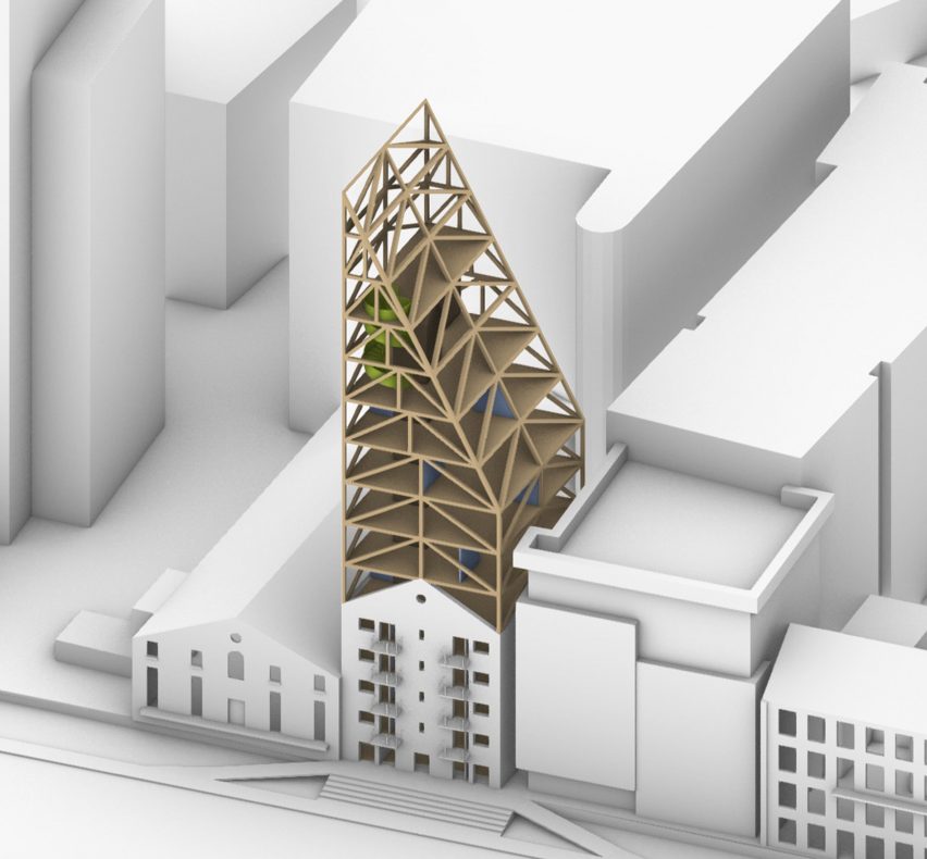 Plan of Dock Mill in Dublin by Urban Agency