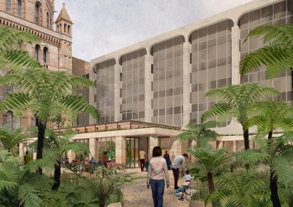 The proposed Garden Building of the Urban Nature Project by Feilden Fowles