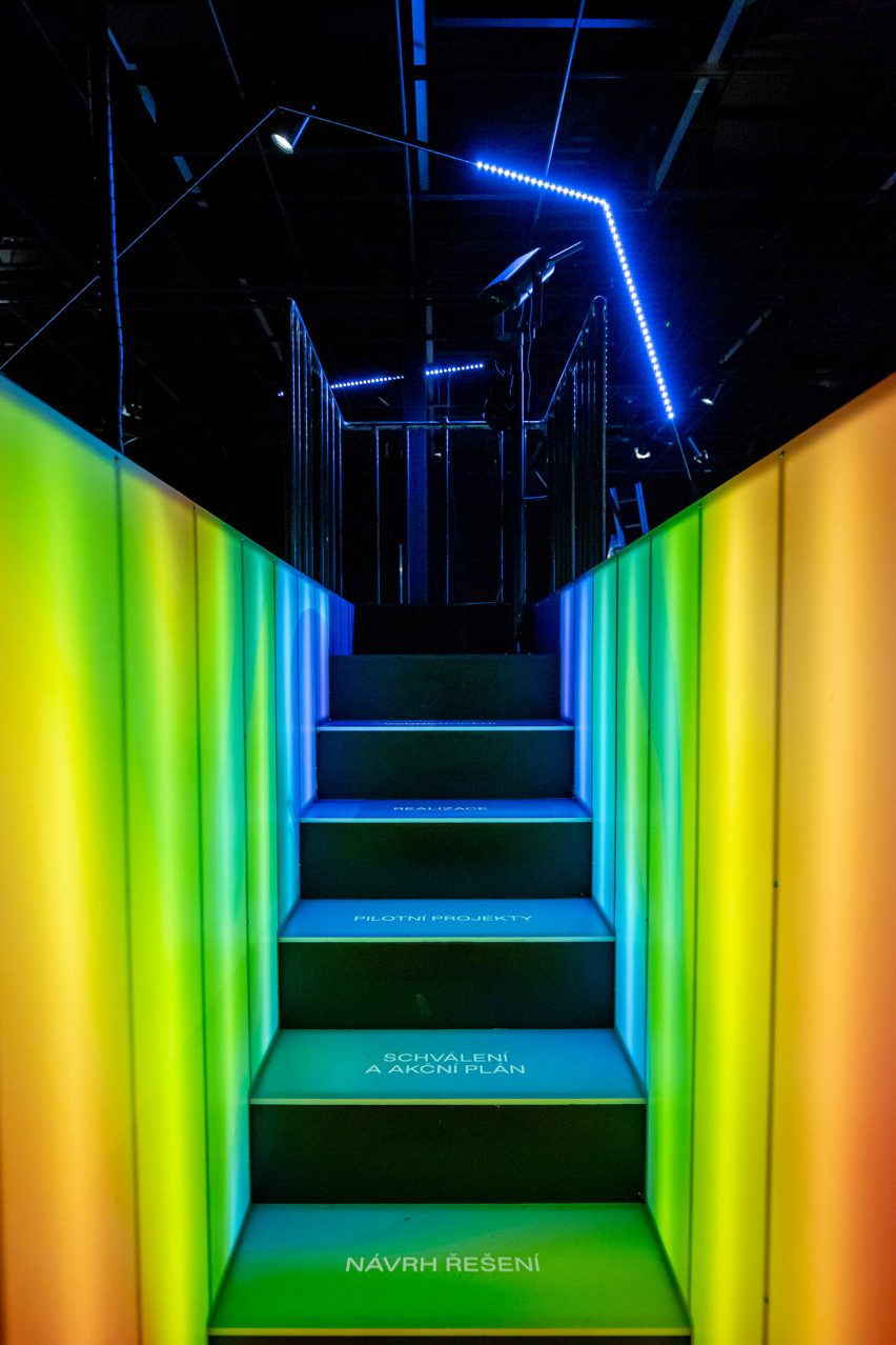 Urbania exhibition designed by RSAA for IPR Praha in Prague, Czech Republic