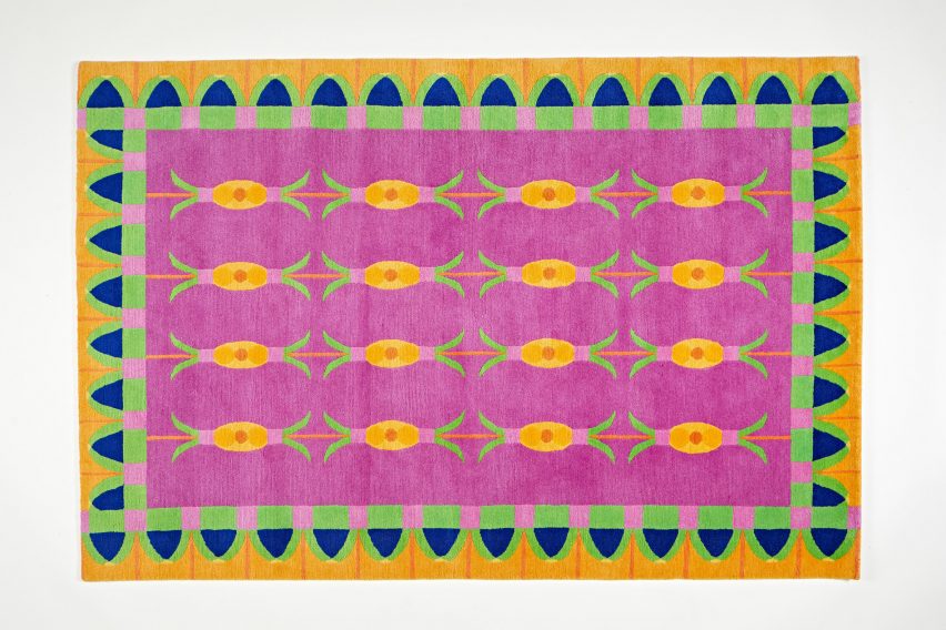 Gangan rug from Yinka Ilori homeware collection