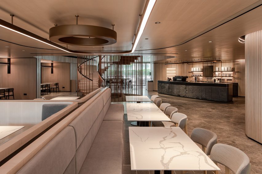 Cafe by Ministry of Design inside YTL Headquarters in Kuala Lumpur