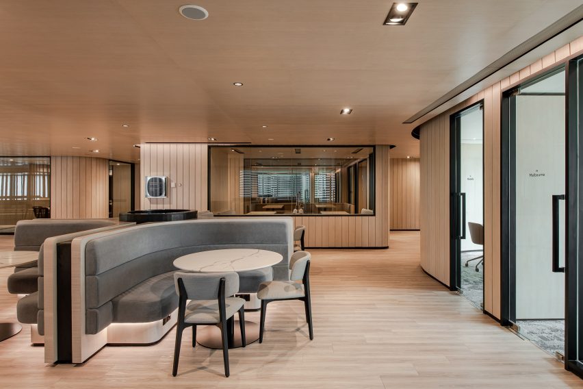 Meeting spaces by Ministry of Design inside YTL Headquarters in Kuala Lumpur