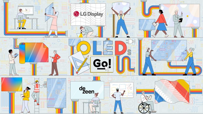 OLEDs Go! design competition illustration by Sam Peet