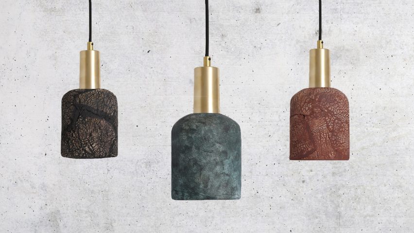 Osier Ceramic Pendant Light by Mullan Ceramics