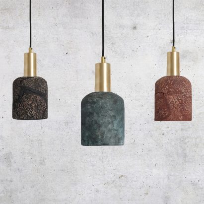 Osier Ceramic Pendant Light by Mullan Ceramics
