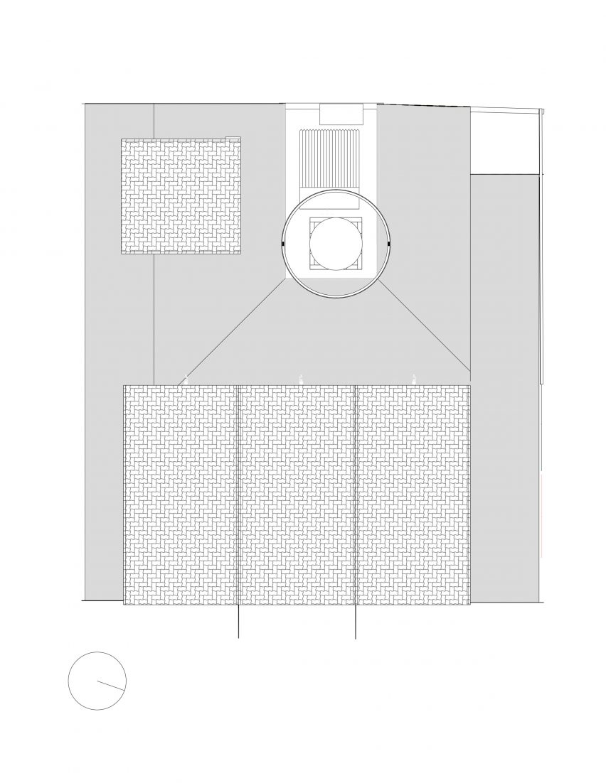 Plans for Hñähñu Multimedia Center by Aldana Sanchez Architects