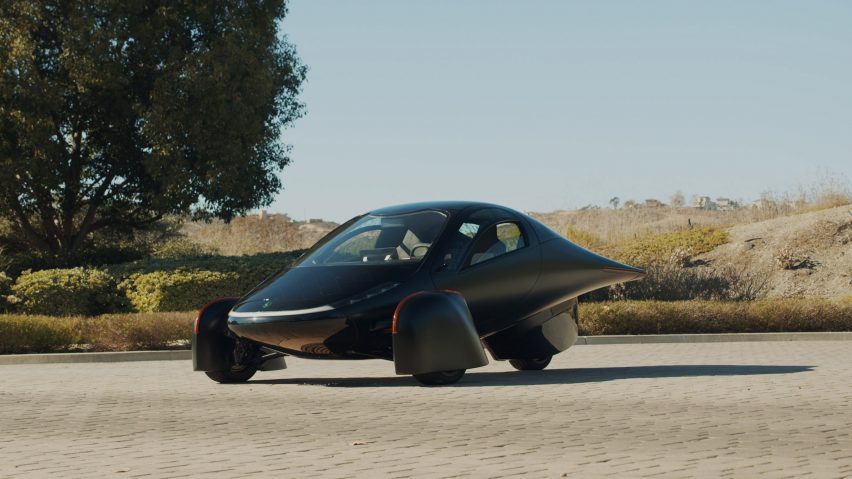 Aptera unveils three-wheeled solar electric car that “requires no charging”