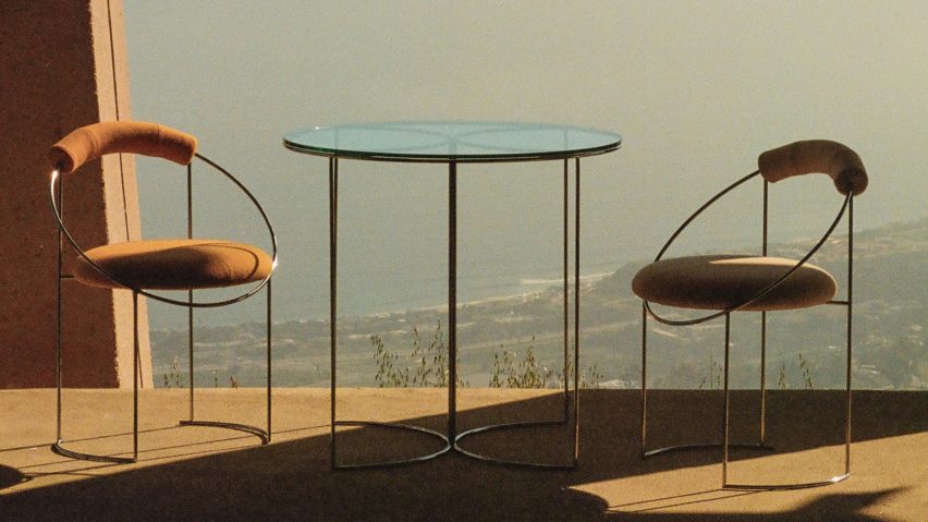 Eclipse dining chair by Atelier de Troupe