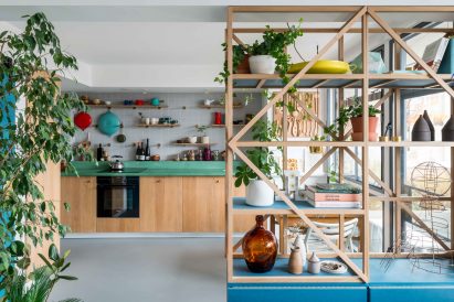 Kitchen of architect Ben Allen's London flat