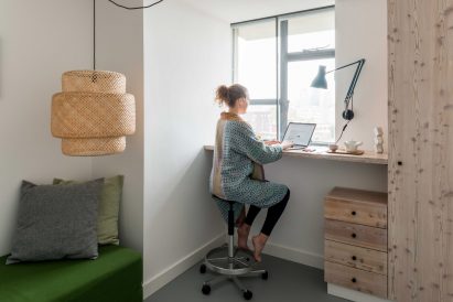Study of architect Ben Allen's London flat