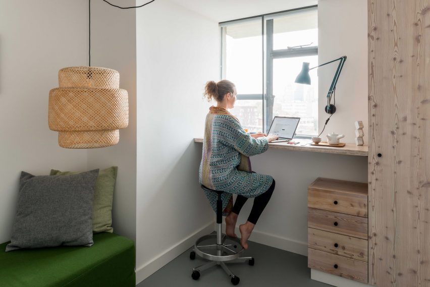 Study of architect Ben Allen's London flat