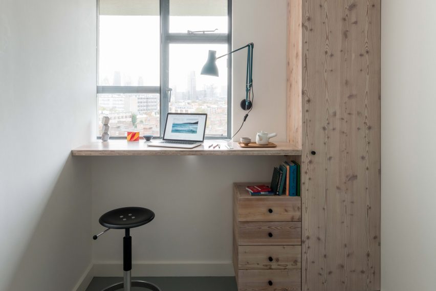 Study of architect Ben Allen's London flat