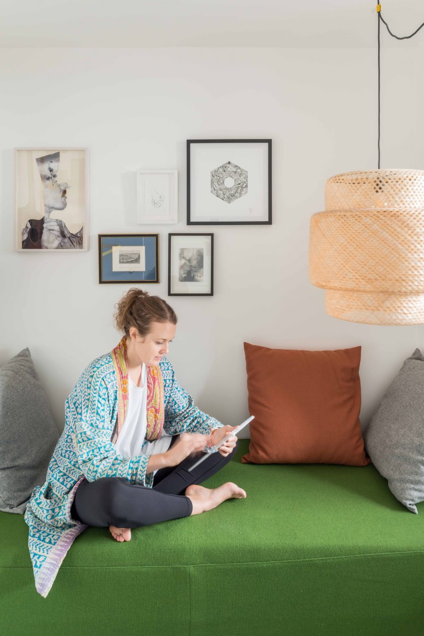 Study of architect Ben Allen's London flat