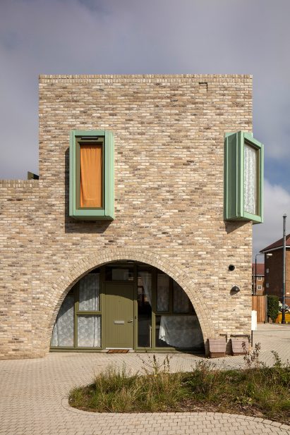 Brick housing in London