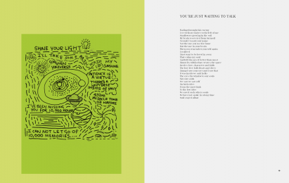 Sketch and poem by Amalia Walrond for Accumulate London's The Book of Homelessness 