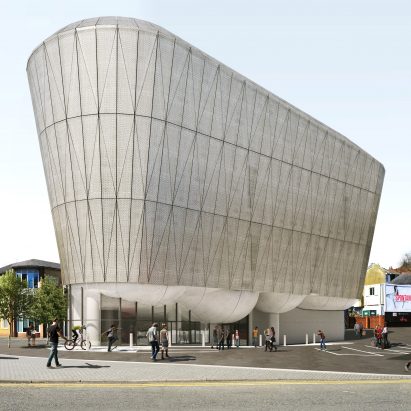 A visual of the F51 skatepark by Holloway Studio