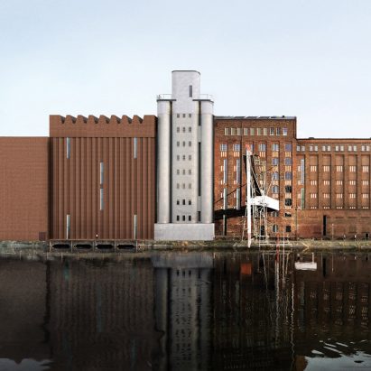 A visual of the Museum Küppersmühle extension in Germany by Herzog & de Meuron