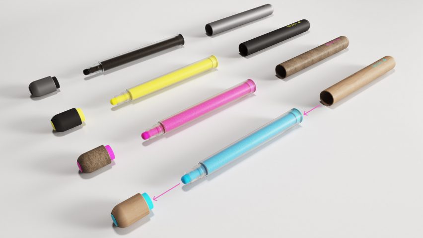 Carlo Ratti Associati designs “world’s first fully compostable marker”