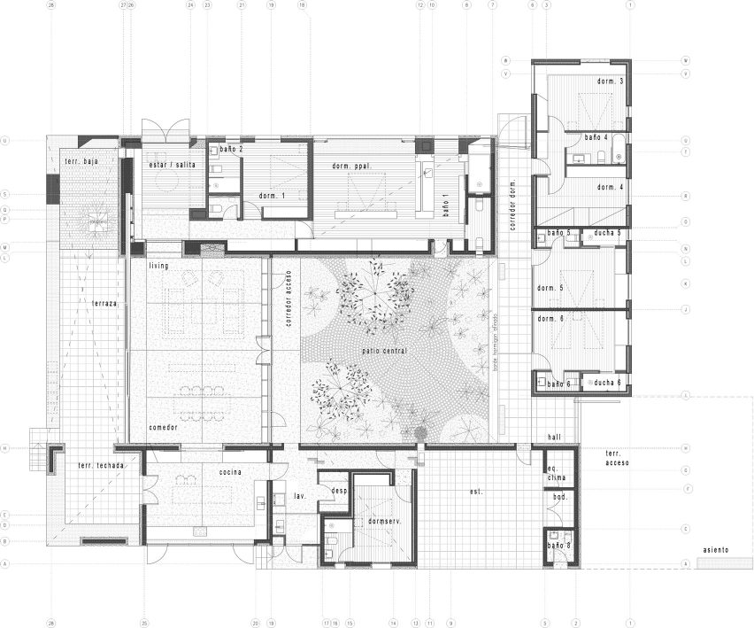 Plans for Casa Tapihue by Matías Zegers Arquitectos