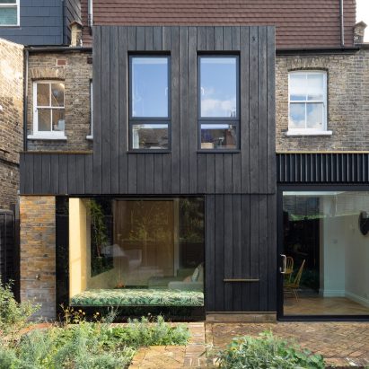 The Charred House extension by Rider Stirland Architects in London