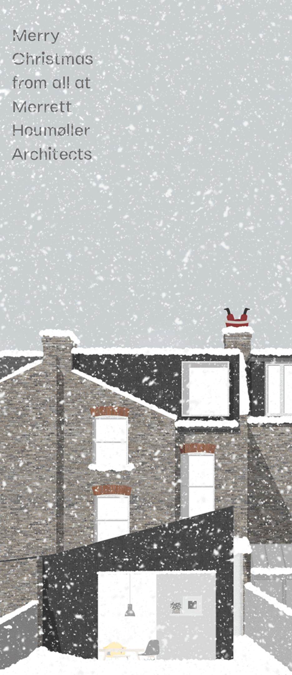 Christmas card by Merrett Houmøller Architects