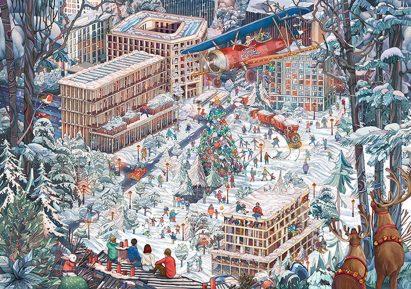 Christmas card by Serie Architects