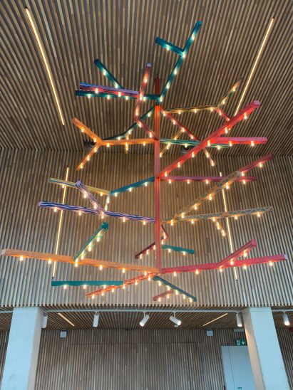 Lighting design at Concordia Design by MVRDV and Alicja Biala