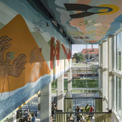 Alicja Biala mural for Concordia Design by MVRDV