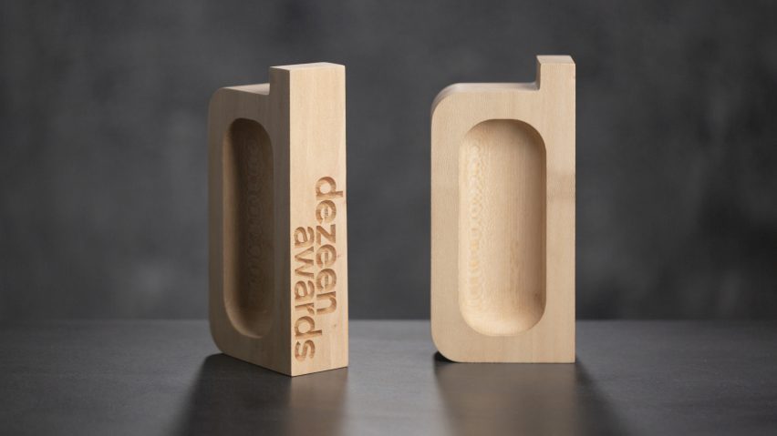 The Deezen Awards trophy designed by Atelier NL