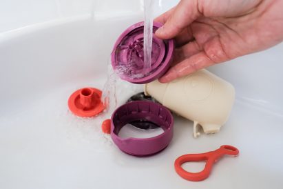 Emanui is a portable and reusable menstrual cup cleaner