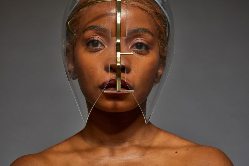 Freedom to Move facemask by Tosin Oshinowo and Chrissa Amuah