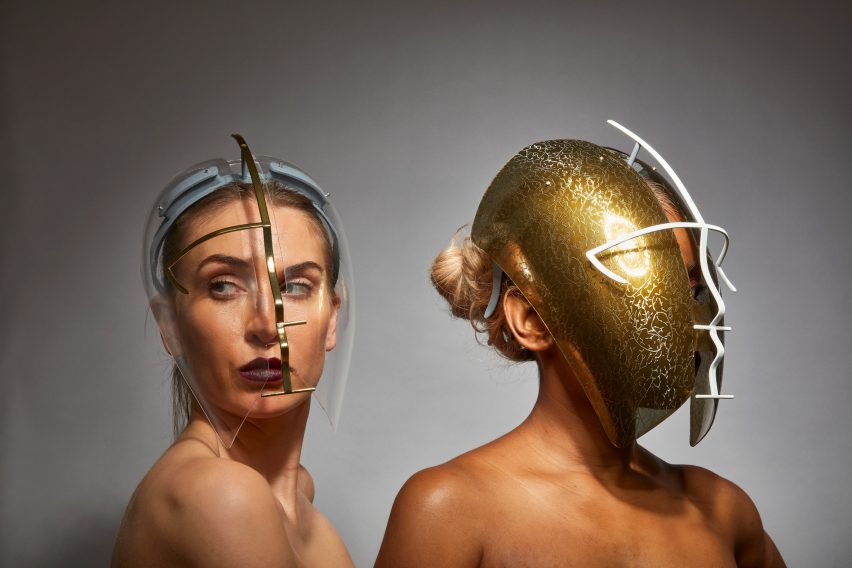 Freedom to Move facemask by Tosin Oshinowo and Chrissa Amuah