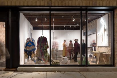 The front facade of Facilty, Chicago, by Carlo Parente