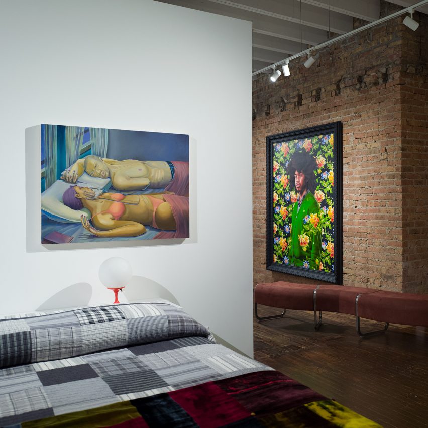 A bedroom inside of Facilty, Chicago, by Carlo Parente