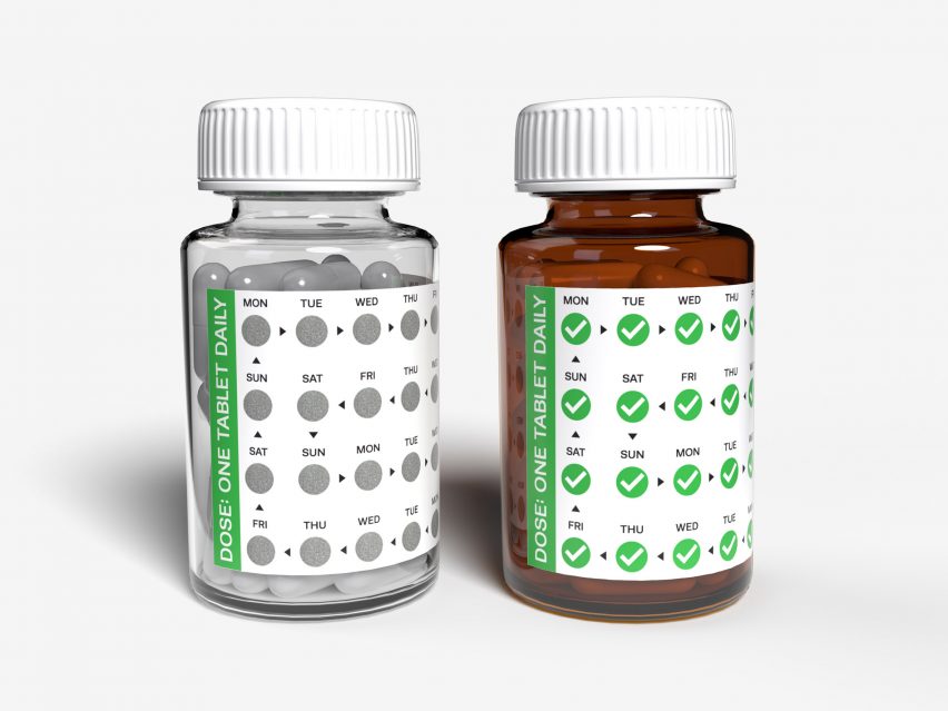 Bottles featuring Ricky Stoch's FebriSol stickers