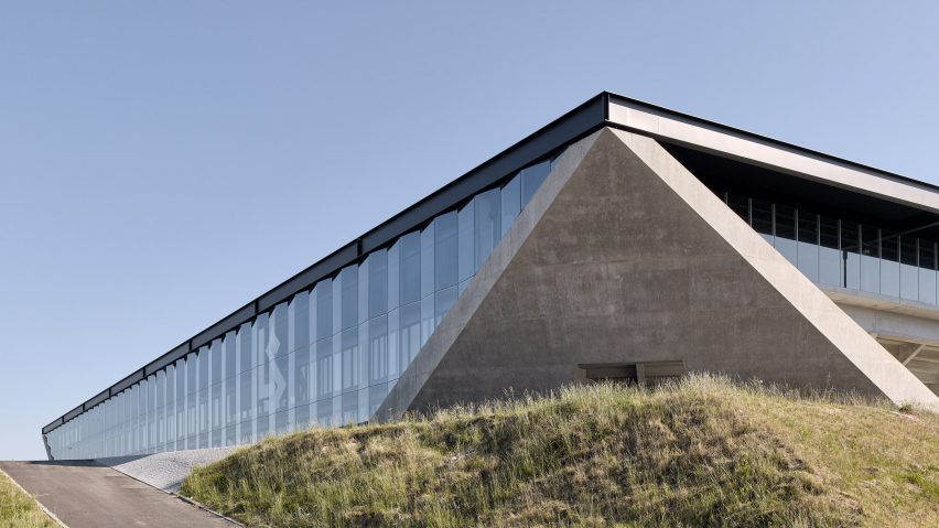 Lausanne football stadium by MLZD & Sollberger Bögli Architects