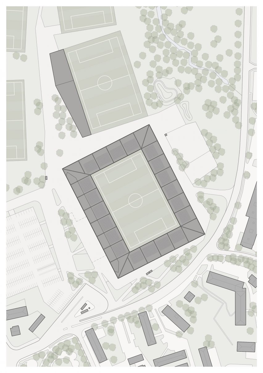 Stade de la Tuilière in Lausanne