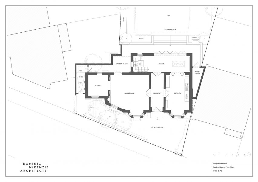 Previous ground floor plan