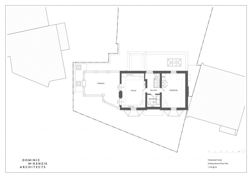 Previous second floor plan