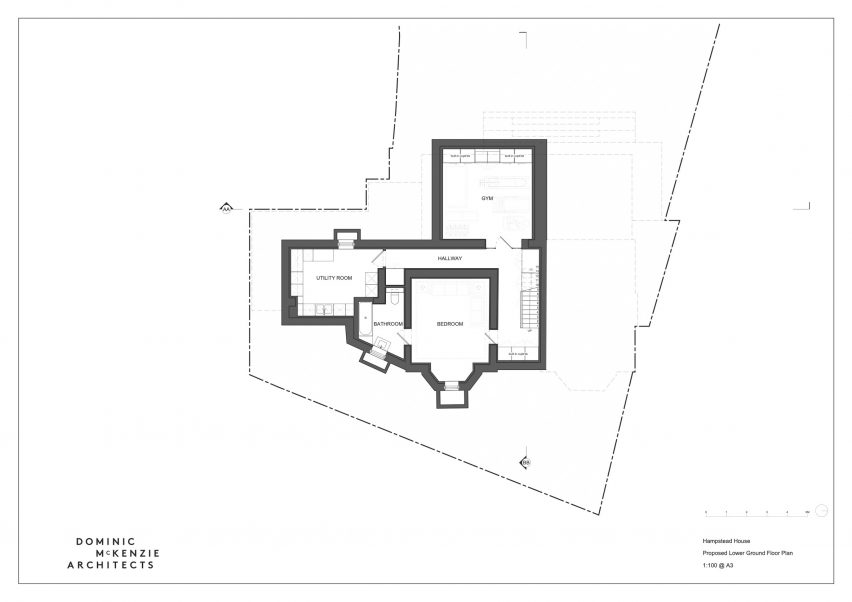 Basement floor plan