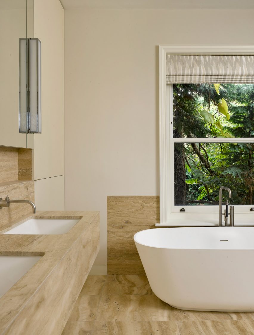 Bathroom in Hampstead House by Dominic McKenzie Architects